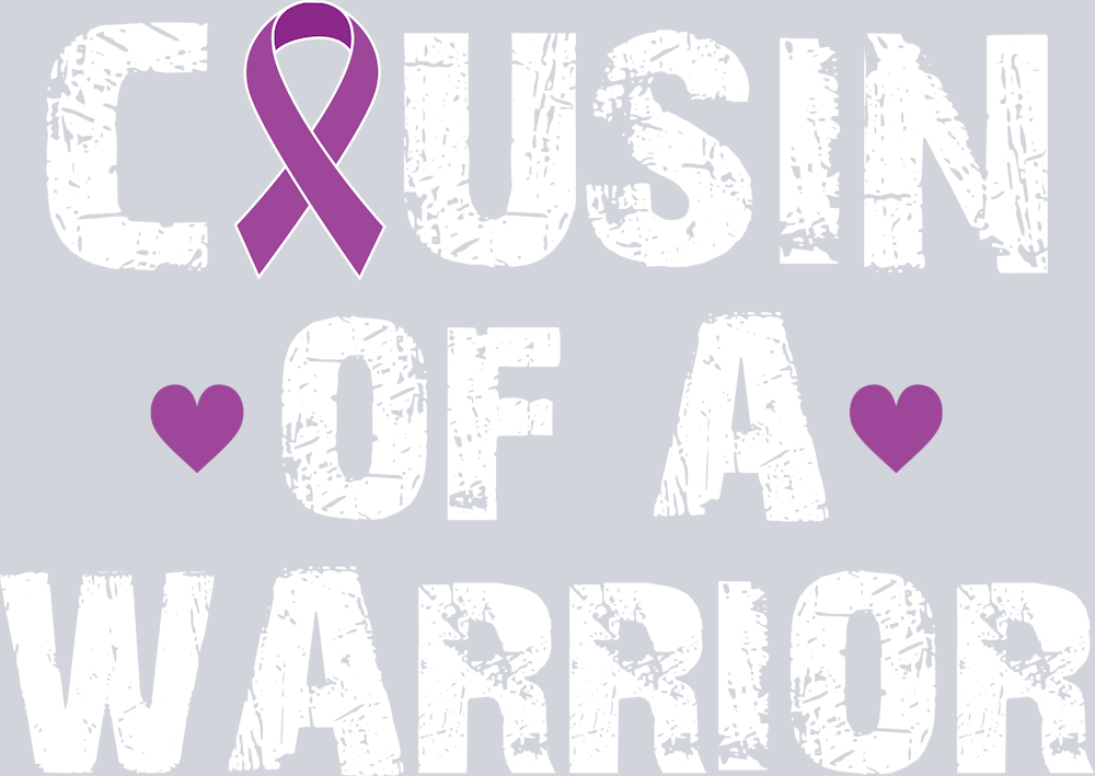 Cousin of a Warrior Domestic Violence Awareness - STK07408 (DTF Transfers)