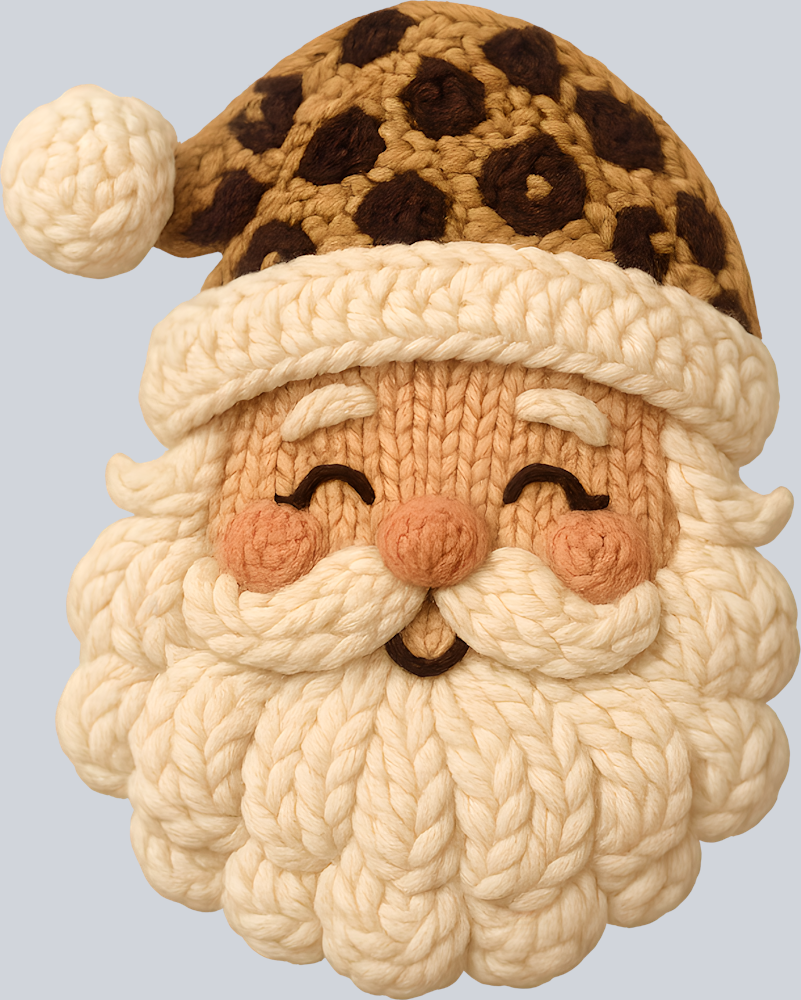 Faux Yarn Santa 1 - STK07510 (DTF Transfers)