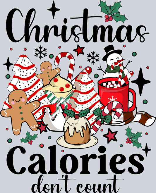 Christmas Calories - STK01298 (DTF Transfers)