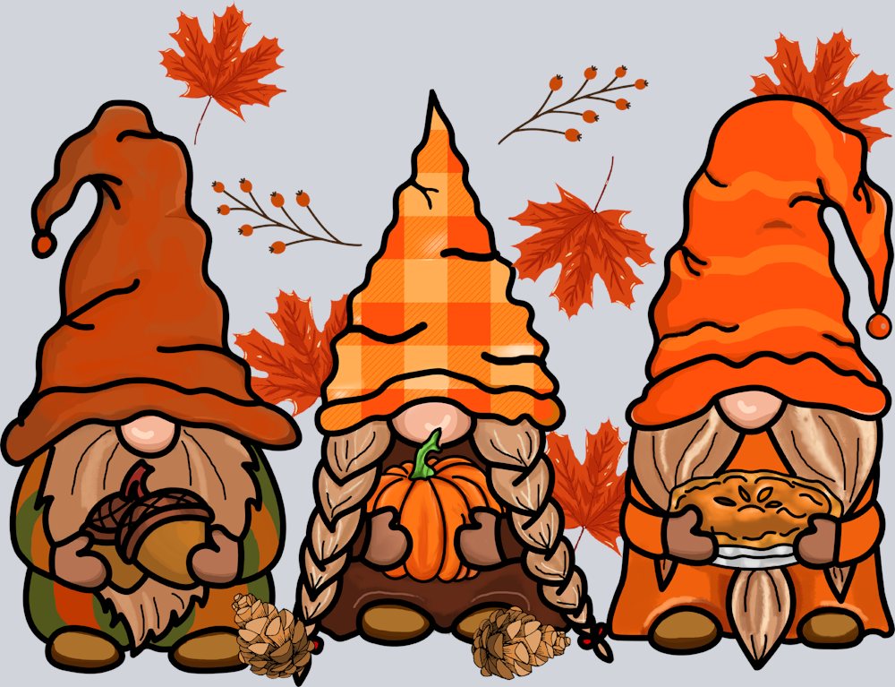 Gnome Autumn - STK07172 (DTF Transfers)