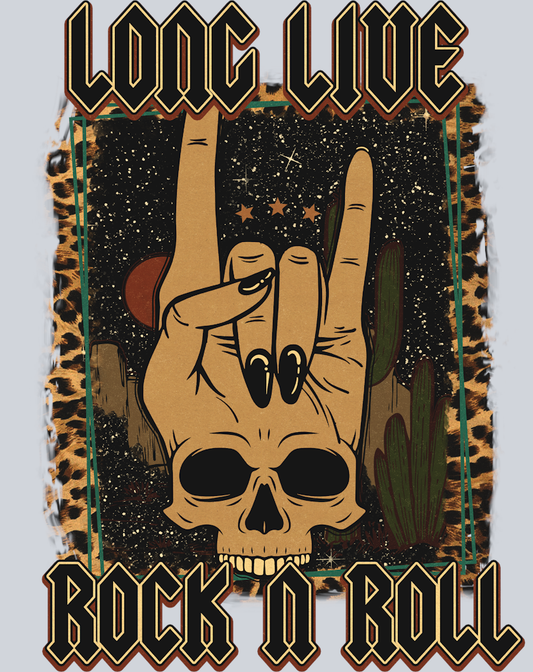 Long Live Rock N Roll - STK03677 (DTF Transfers)