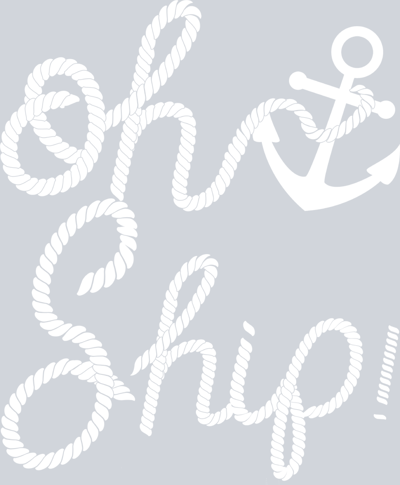 Oh Ship (white) - STK07526 (DTF Transfers)