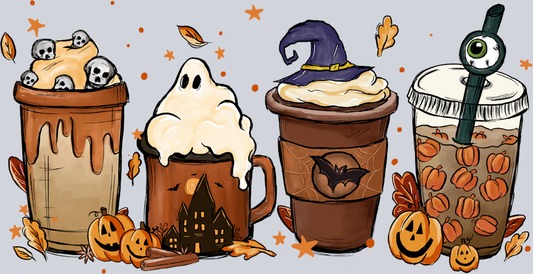 Hot Cocoa Halloween - STK02807 (DTF Transfers)