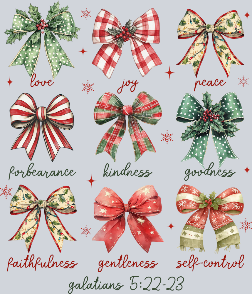 Galatians Bows - STK02180 (DTF Transfers)
