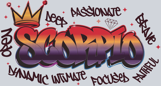 Scorpio Graffiti - STK05395 (DTF Transfers)