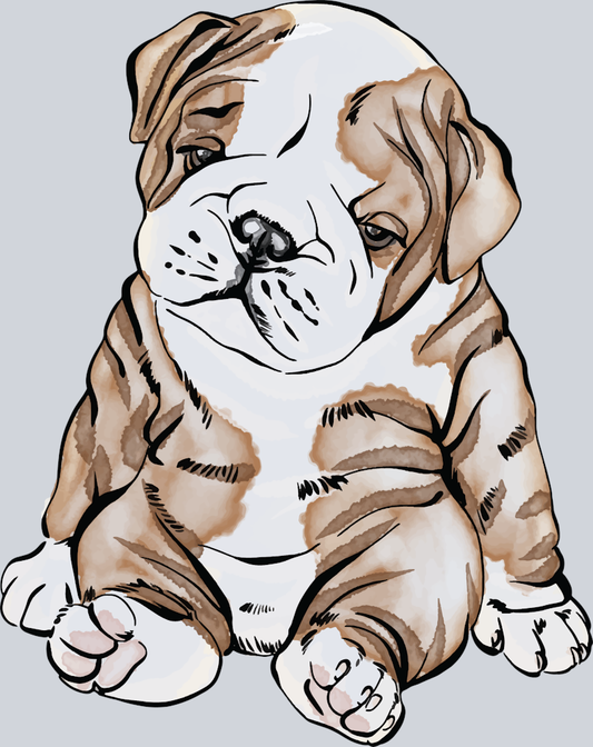 Cute Baby Puppy - STK01518 (DTF Transfers)