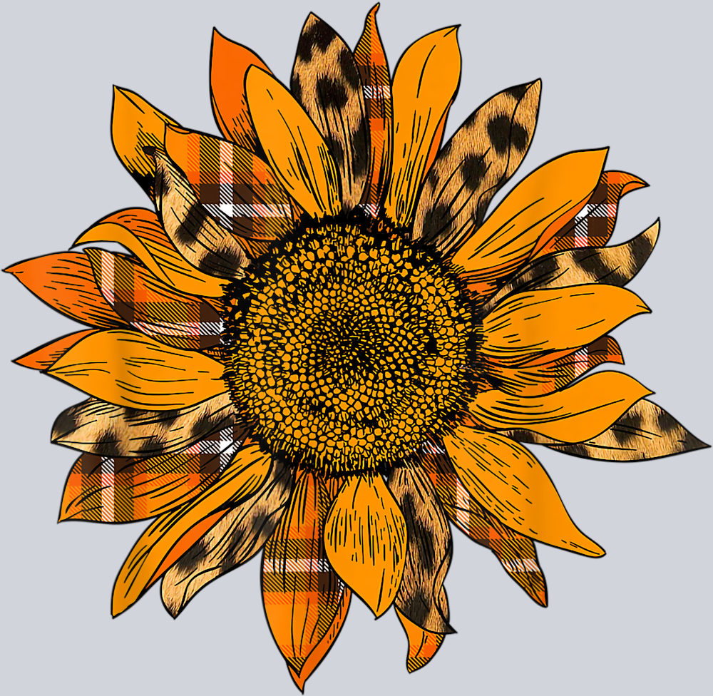 Leopard Sunflower Fall Vibes Autumn - STK03558 (DTF Transfers)
