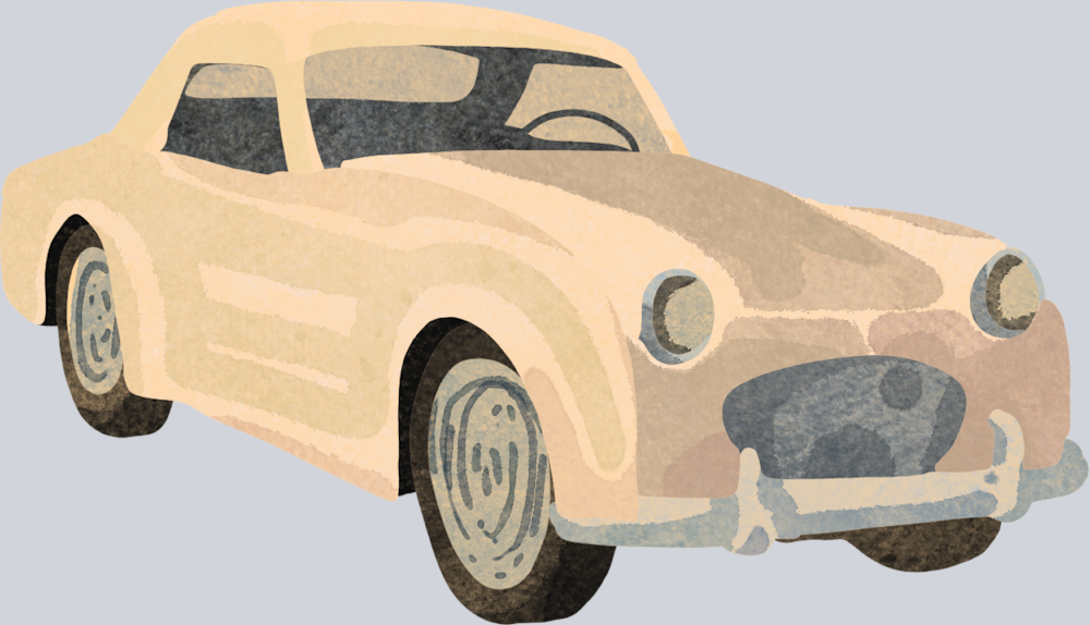 Classic Car 7 - STK06641 (DTF Transfers)