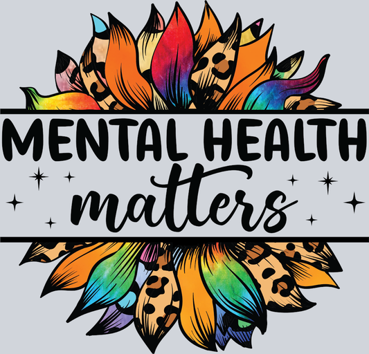 Mental Health Matters Sunflower - STK04203 (DTF Transfers)