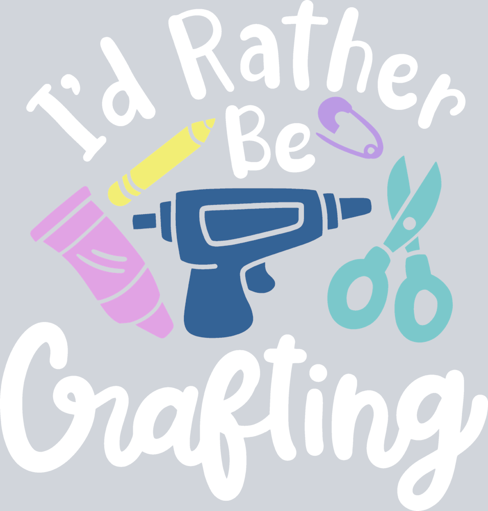 Id Rather Be Crafting 1 - STK07661 (DTF Transfers)