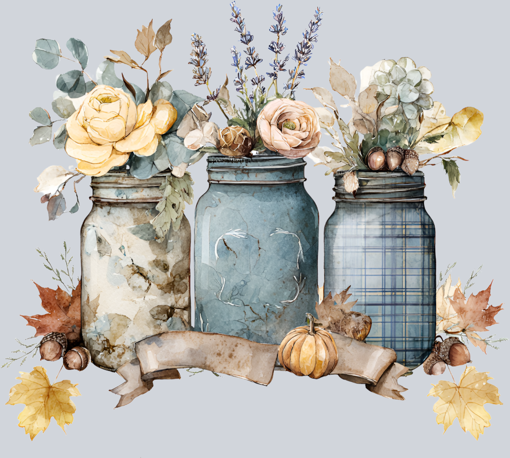 Fall Jars 2 - STK07371 (DTF Transfers)
