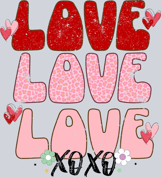 Love Xoxo - STK03813 (DTF Transfers)