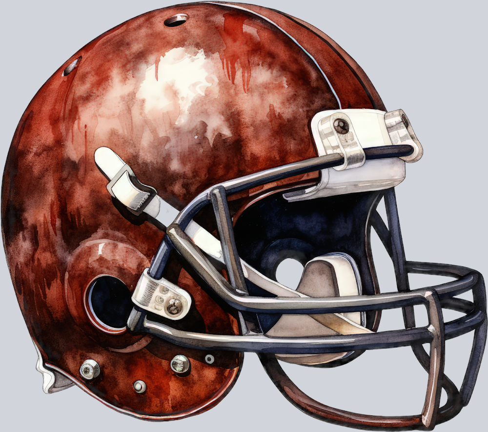 Football Helmet 1 - STK02070 (DTF Transfers)