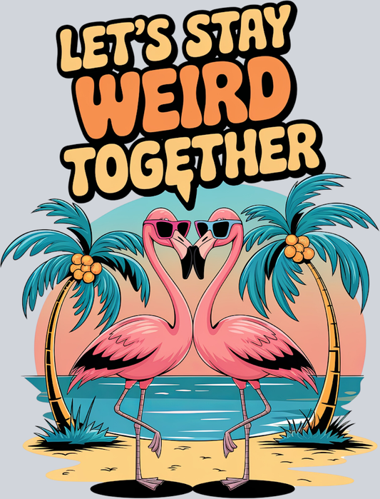 Lets Stay Weird Together - STK03582 (DTF Transfers)