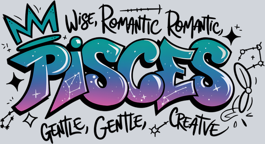 Pisces Graffiti - STK04935 (DTF Transfers)