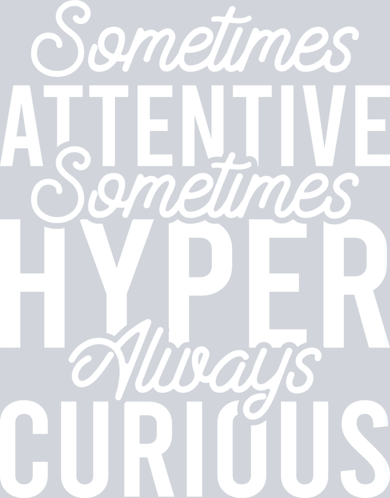 Sometimes Attentive - STK05617 (DTF Transfers)