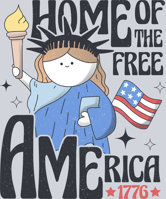 Home Of The Free America - STK02780 (DTF Transfers)