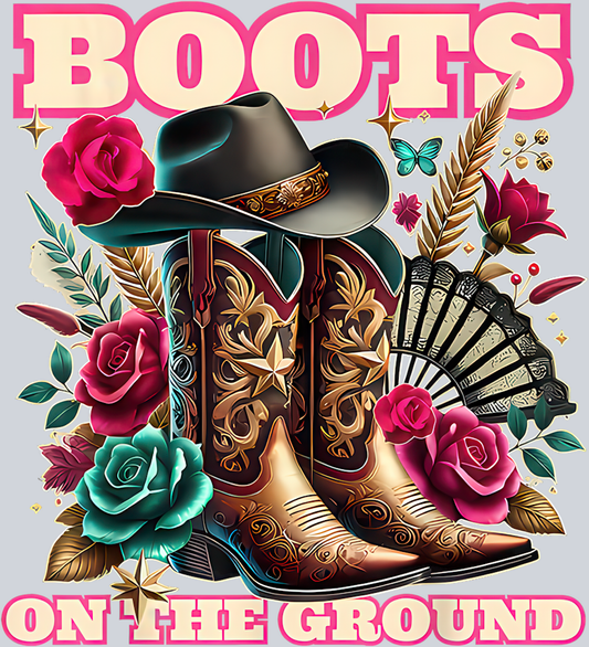 Boots On The Ground 21 - STK01070 (DTF Transfers)