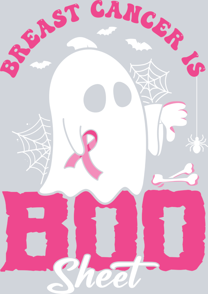 Breast Cancer Awareness Breast Cancer Is Boo Sheet 1 - STK01118 (DTF Transfers)