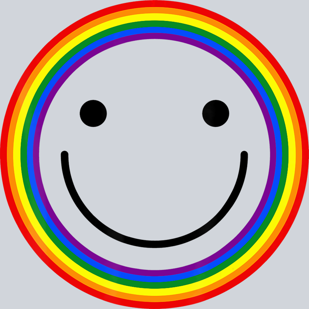 Smiley Rainbow - STK05562 (DTF Transfers)