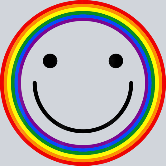 Smiley Rainbow - STK05562 (DTF Transfers)