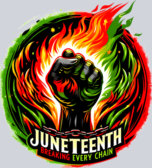 Juneteenth Breaking Every Chain - STK03363 (DTF Transfers)