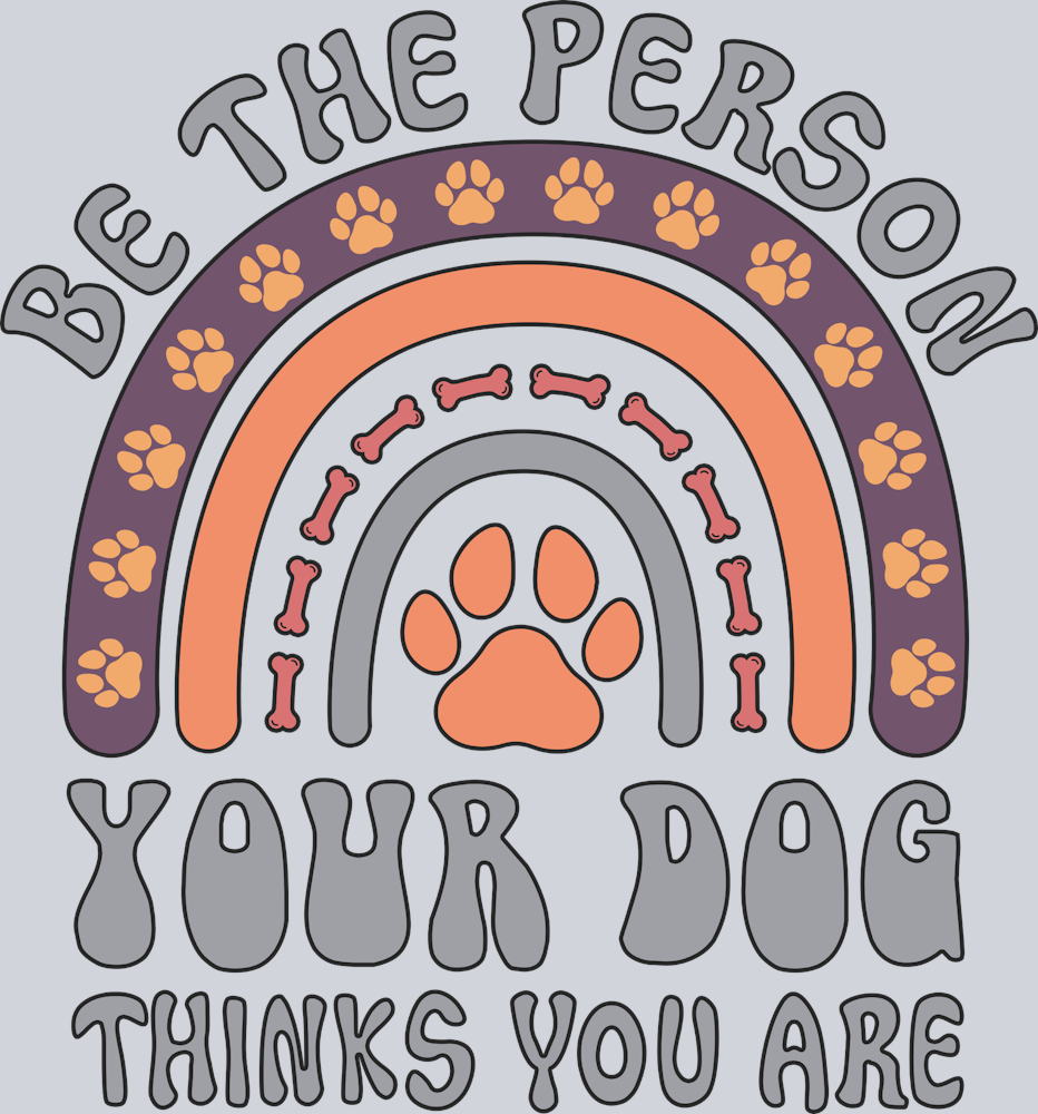 Pets Dog Paw Rainbow - STK04842 (DTF Transfers)