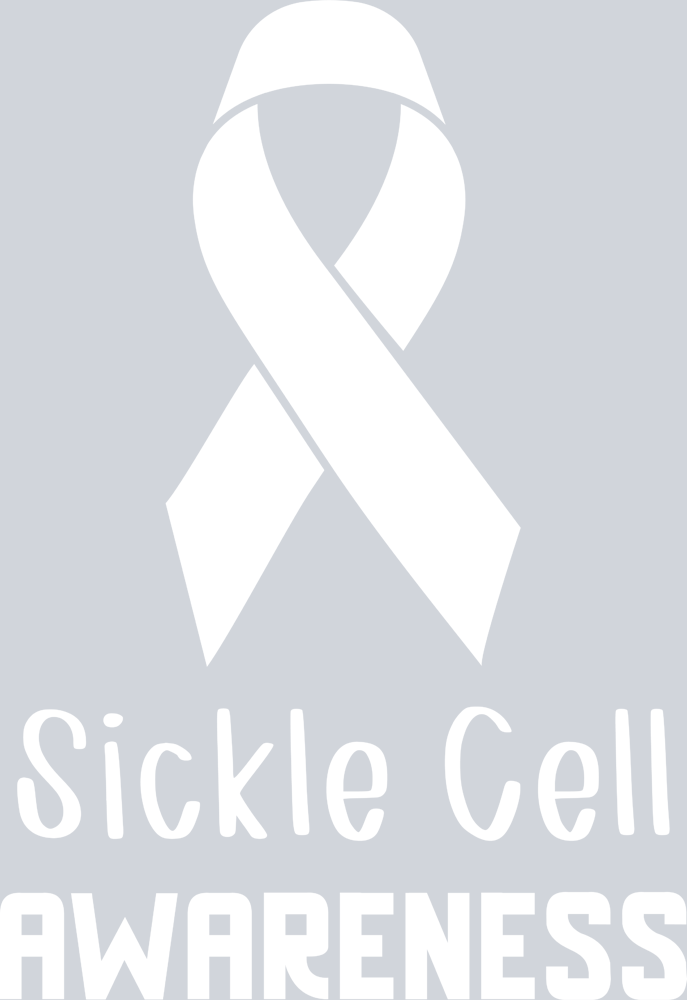 Sickle Cell Awareness White - STK05458 (DTF Transfers)