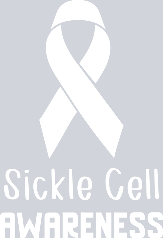 Sickle Cell Awareness White - STK05458 (DTF Transfers)