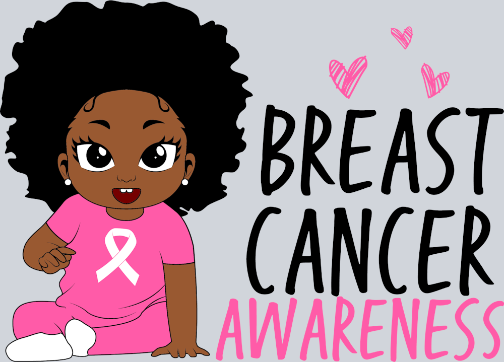 Breast Cancer Awareness Baby Girl - STK01113 (DTF Transfers)