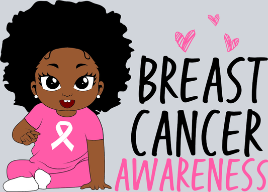 Breast Cancer Awareness Baby Girl - STK01113 (DTF Transfers)