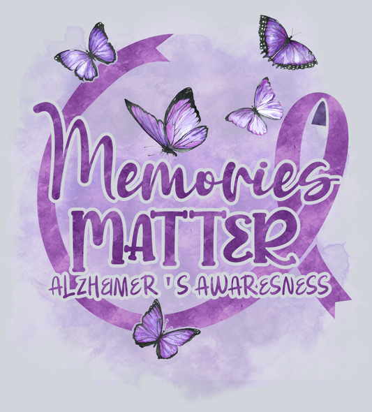 Memories Matter Alzheimers Awareness - STK06774 (DTF Transfers)