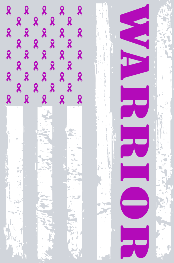 Fibromyalgia Lupus Warrior White - STK01980 (DTF Transfers)