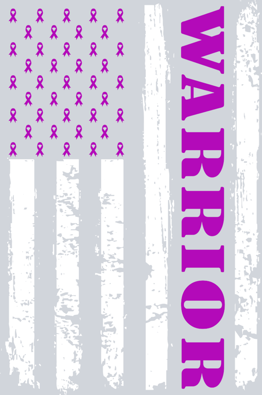 Fibromyalgia Lupus Warrior White - STK01980 (DTF Transfers)