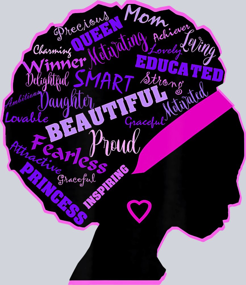 Smart Beautiful Black Women 1 - STK05558 (DTF Transfers)