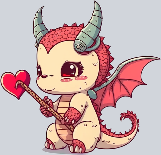 Cute Baby Dragon 5 - STK01503 (DTF Transfers)