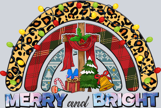Merry Bright Rainbow - STK04228 (DTF Transfers)