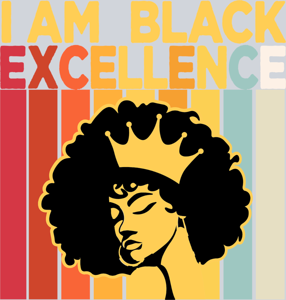 I Am Black Excellence 1 - STK02847 (DTF Transfers)