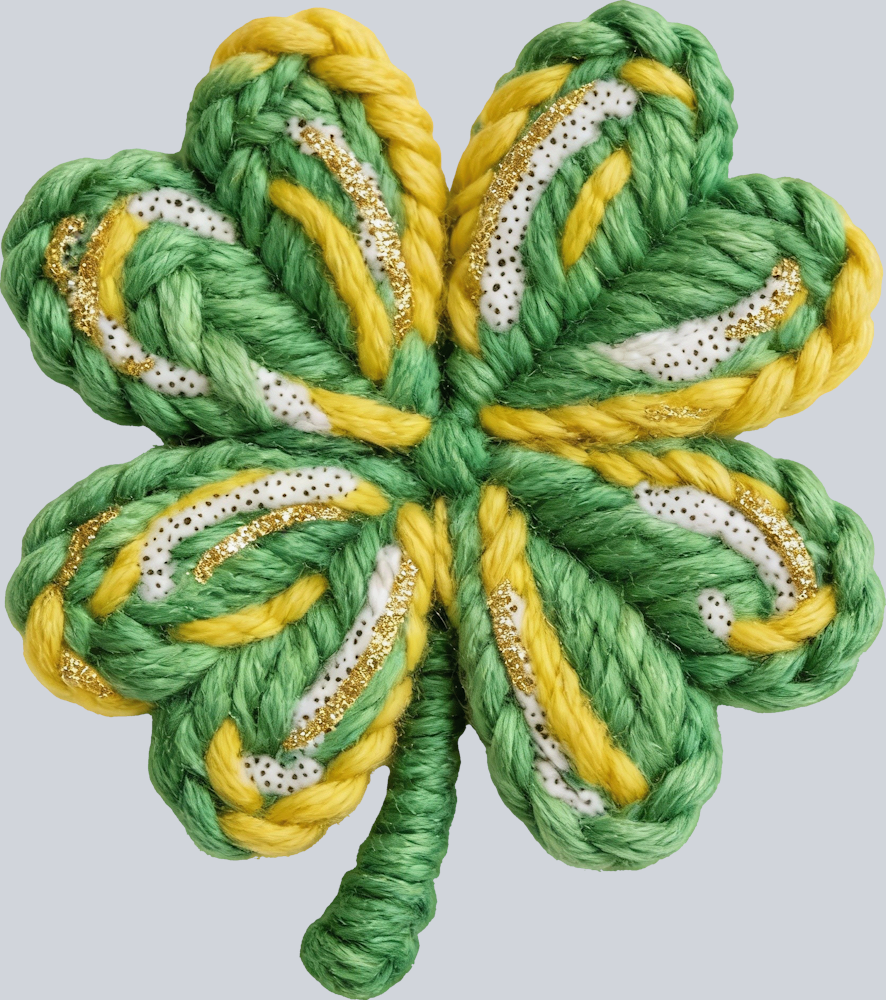 Shamrock Faux Yarn - STK07761 (DTF Transfers)