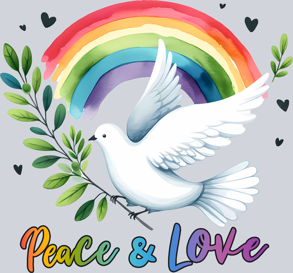 Peace And Love - STK04707 (DTF Transfers)