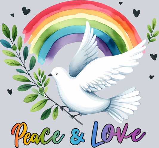 Peace And Love - STK04707 (DTF Transfers)