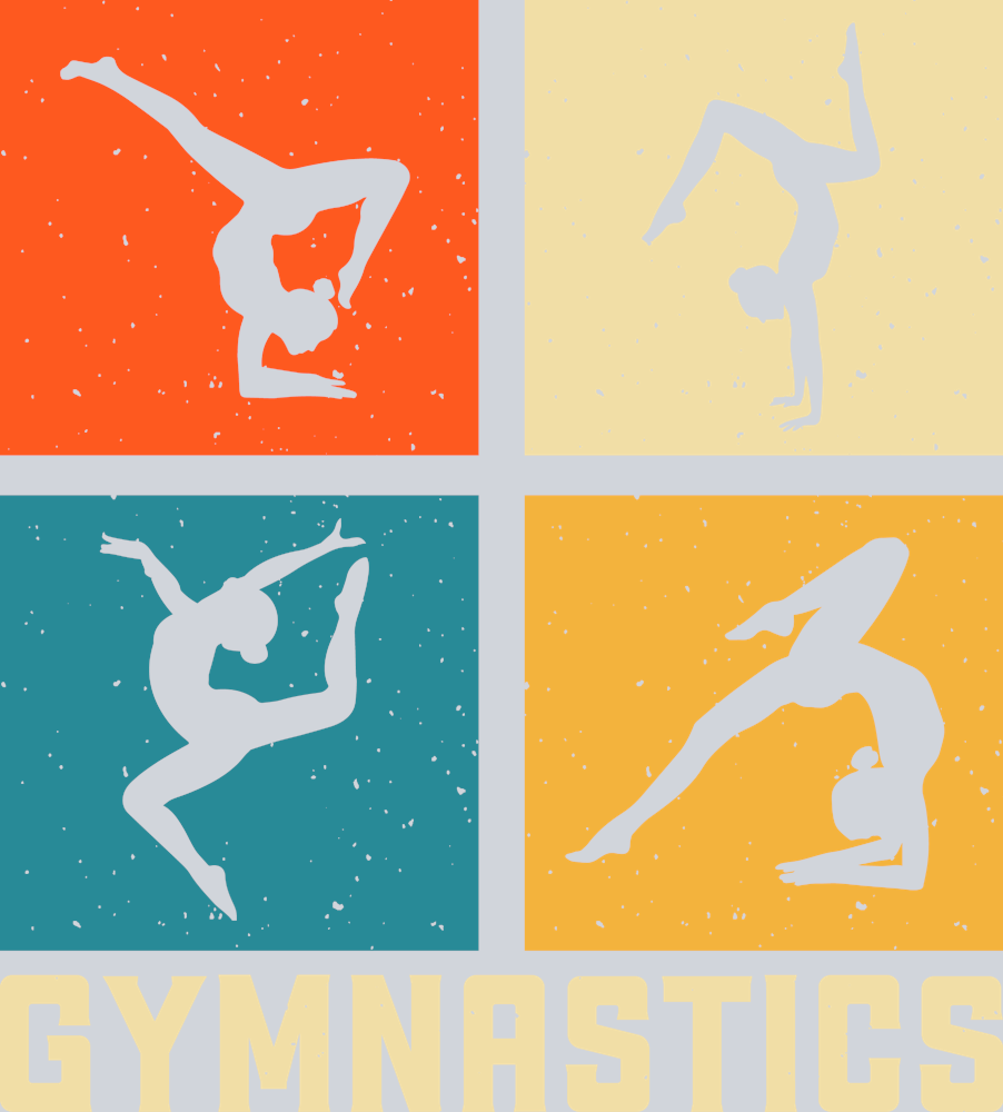 Gymnastics Collage 1 - STK07303 (DTF Transfers)