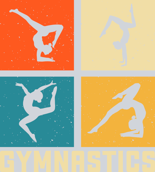 Gymnastics Collage 1 - STK07303 (DTF Transfers)
