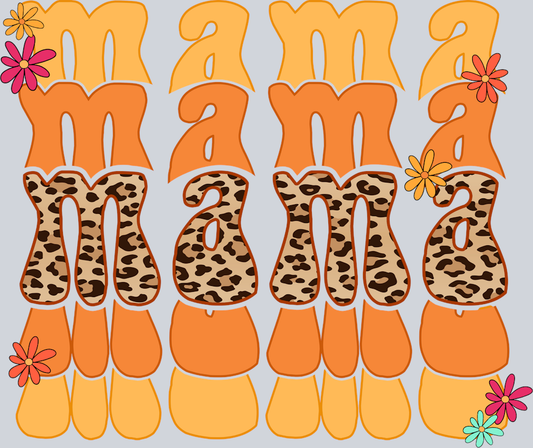 Mama Leopard - STK03963 (DTF Transfers)