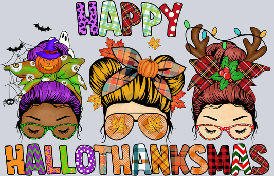 Happy Hallothanksmas 2 - STK02565 (DTF Transfers)