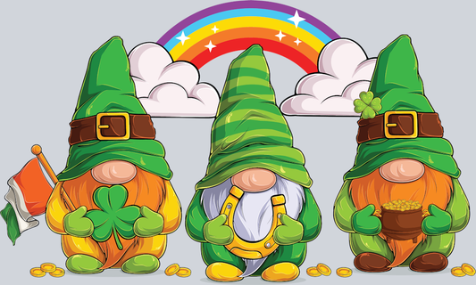 Gnome Irish Rainbow - STK02294 (DTF Transfers)