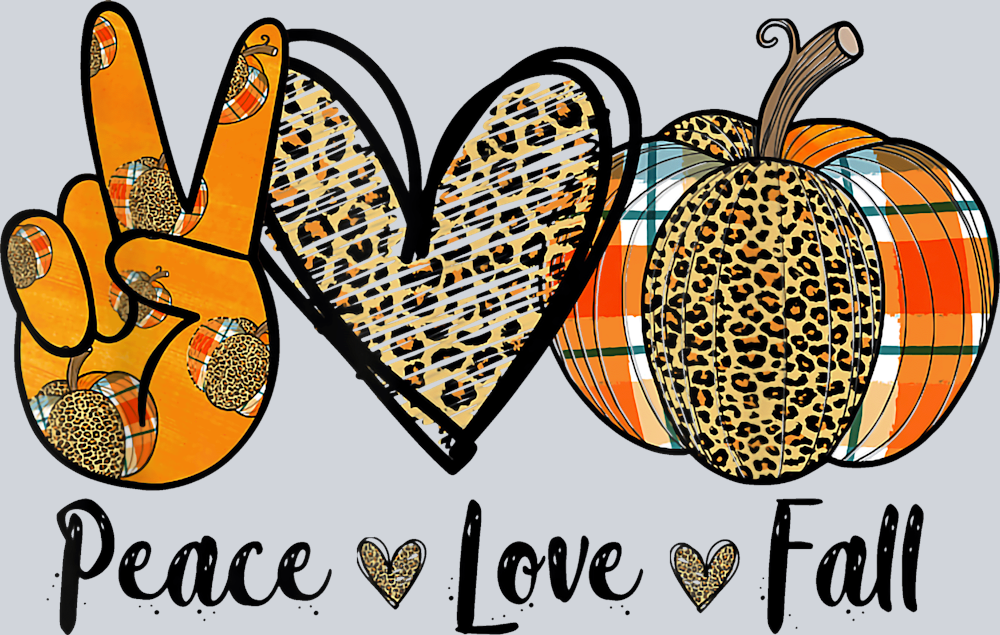 Peace Love Fall 3 - STK04732 (DTF Transfers)