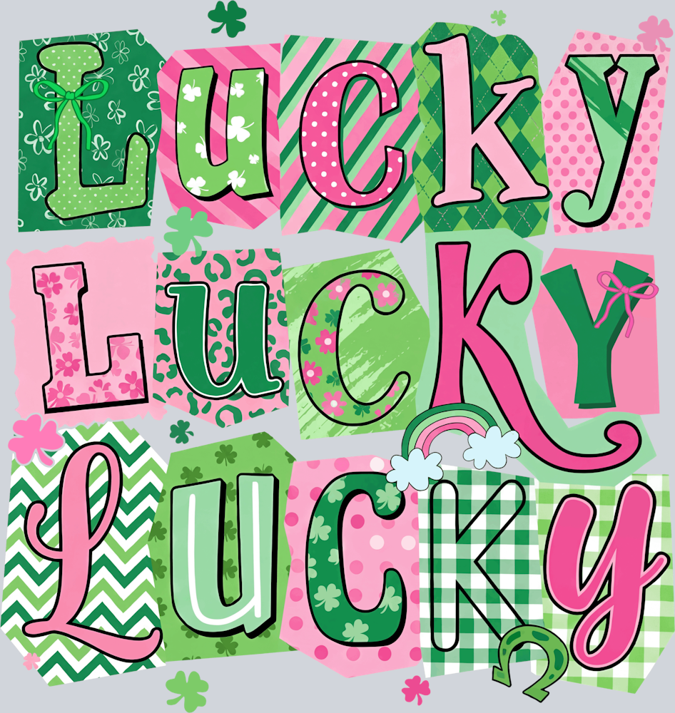 Lucky 3x - STK07753 (DTF Transfers)