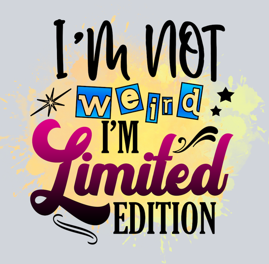Sarcasm Not Weird Limited Edition - STK05348 (DTF Transfers)