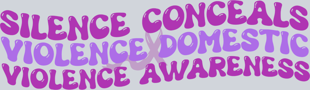 Silence conceals violence domestic violence awareness - STK07421 (DTF Transfers)